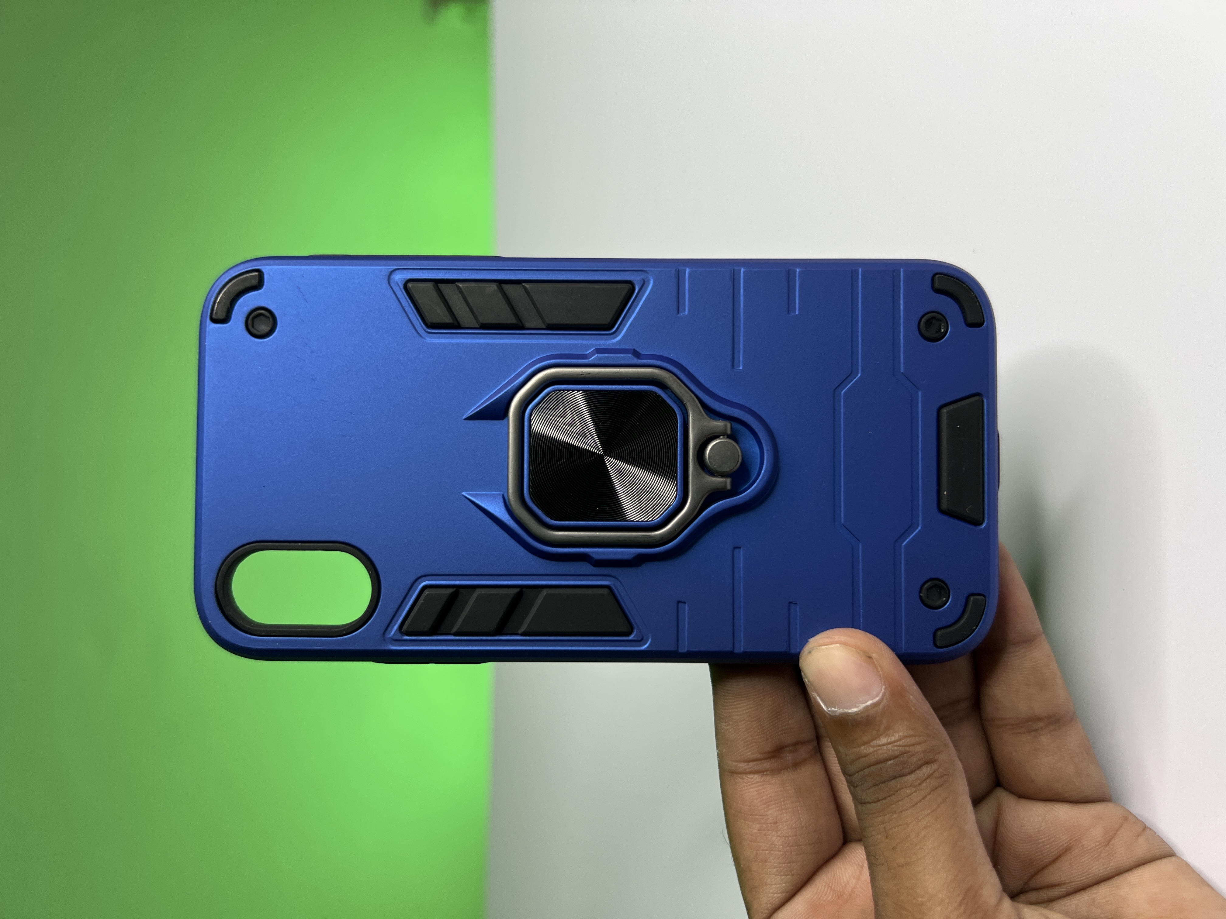 (New)Shockproof PC + TPU Holder Phone Case For iPhone 7 Plus/8 Plus/X/XS/11